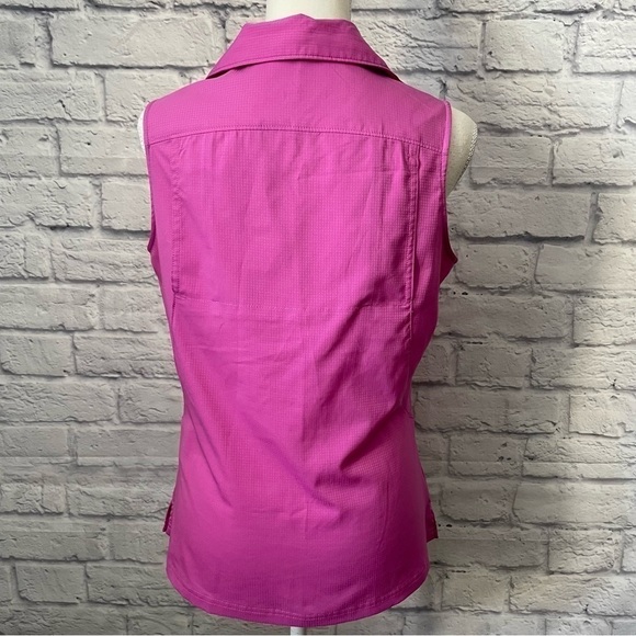 COLUMBIA Omni-Shade Sun Protection Button Down Shirt Vest Size Extra Small - Picture 7 of 12